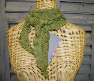 Minischal, Halstuch Daisy Bambus von Invero Merino, reine Merinowolle